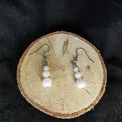 Boucle d'oreille en nacre, Bubble's