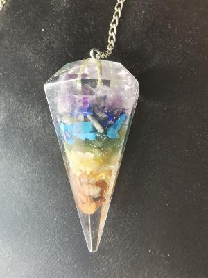 Pendule Orgone 7 chakras
