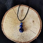 Collier lapis lazuli, Bubble's