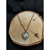 Collier en morganite, just'1