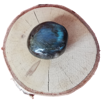 Pierre roulée labradorite