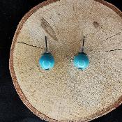 Boucle d'oreille en turquoise, just'1