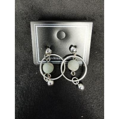 Boucle d'oreille en amazonite