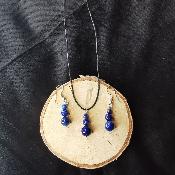 Parure en lapis lazuli, Bubble's