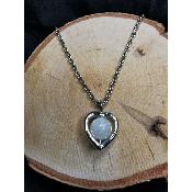 Collier en morganite, just'1