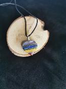 Pendentif en forme de coeur en 7 chakras