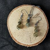Parure en labradorite, Bubble's