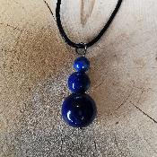 Collier lapis lazuli, Bubble's