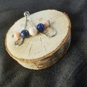 Bracelet en lapis lazuli et opale