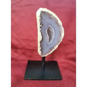 Géode d'agate sur pied