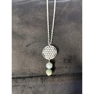 collier en agate indienne