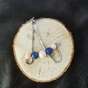 Bracelet en lapis lazuli et opale