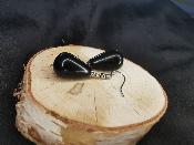 Boucle d'oreille en onyx 
