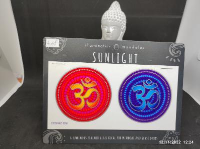 Autocollant de fenêtre "OM" en lot de 2